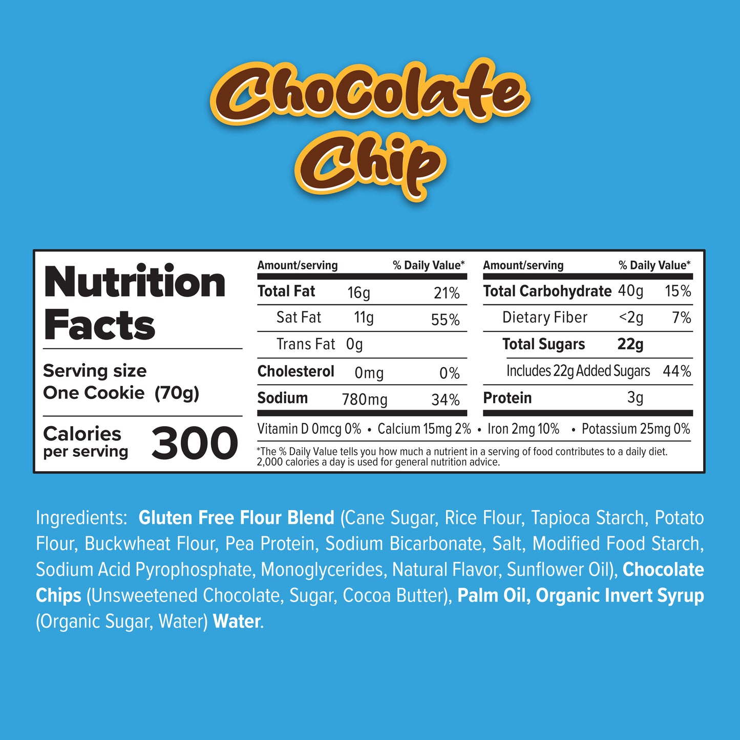 Chocolate Chip Nutrition Facts