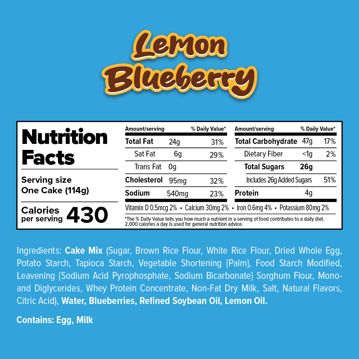 Food Service – Amazing Cakes – Master Case – 24 Cakes