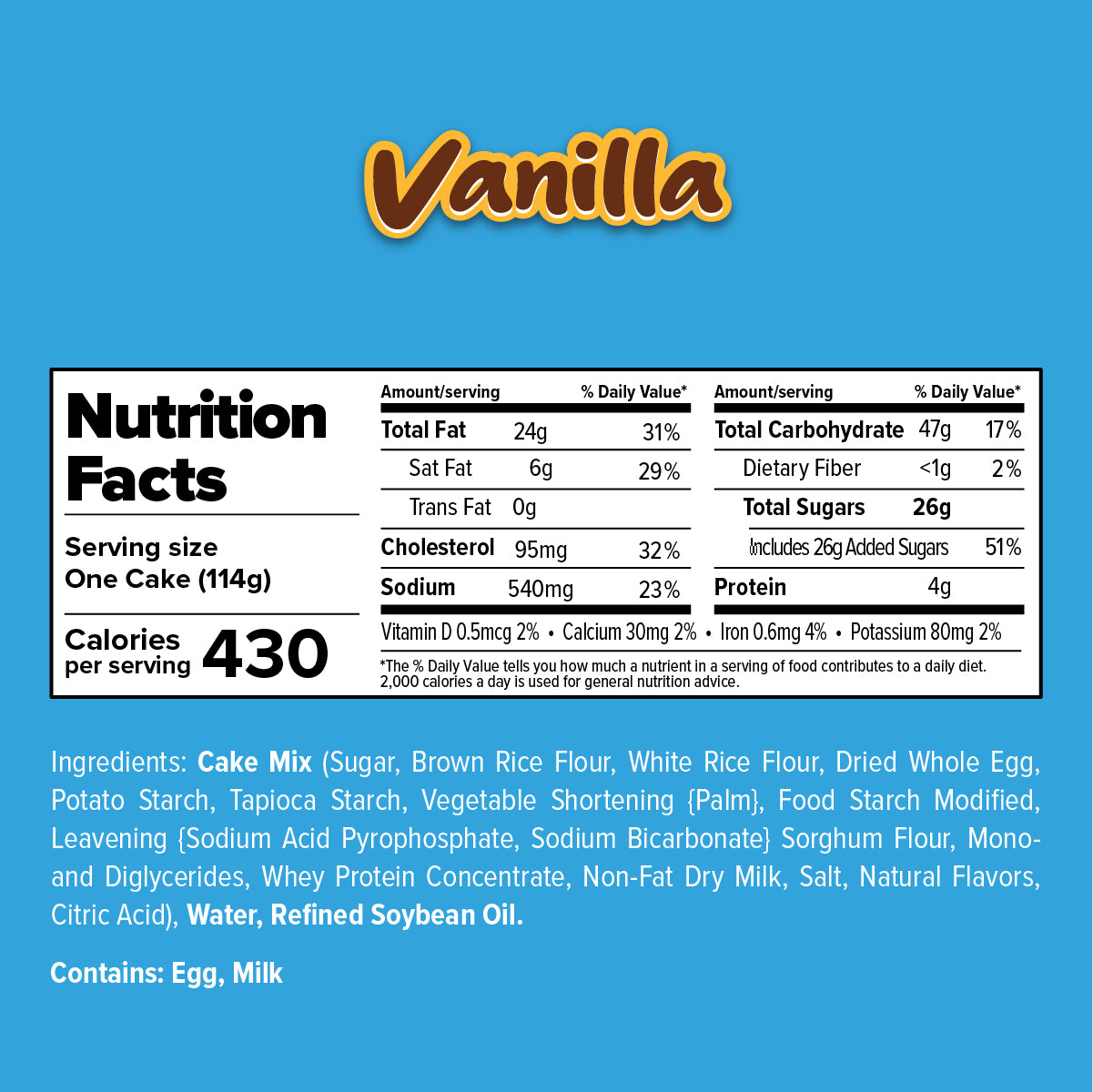 Food Service – Amazing Cakes – Master Case – 24 Cakes