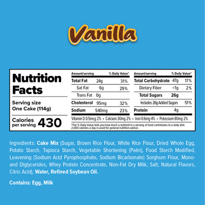 Food Service – Amazing Cakes – Master Case – 24 Cakes