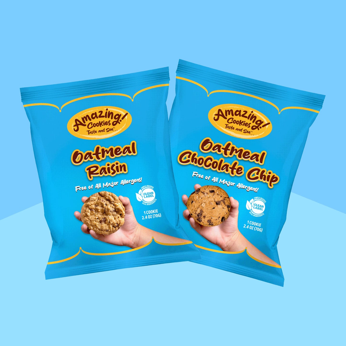 Oatmeal Lovers Cookie Gift Box - 8ct